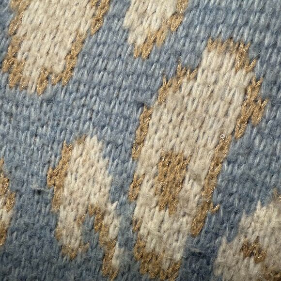 Davi & Dani Leopard‎ Open Front Long Sleeve Cardigan Pockets Shimmer Womens M - Picture 5 of 7